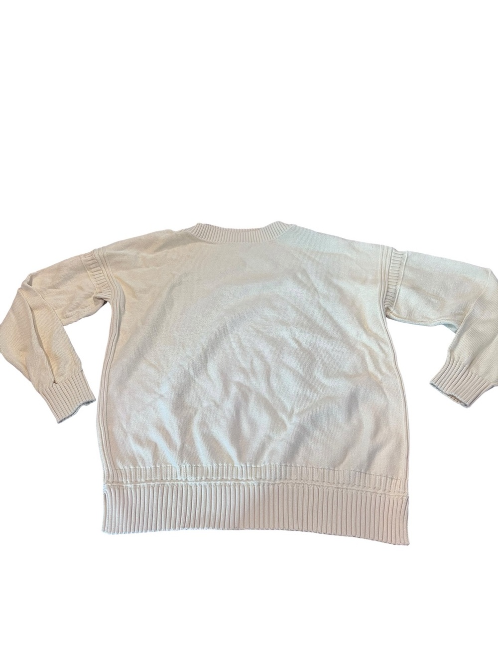 Barbour Women's US 14‎ Boatneck Sailboat Sweater Yellow Haze Cotton Long Sleeve